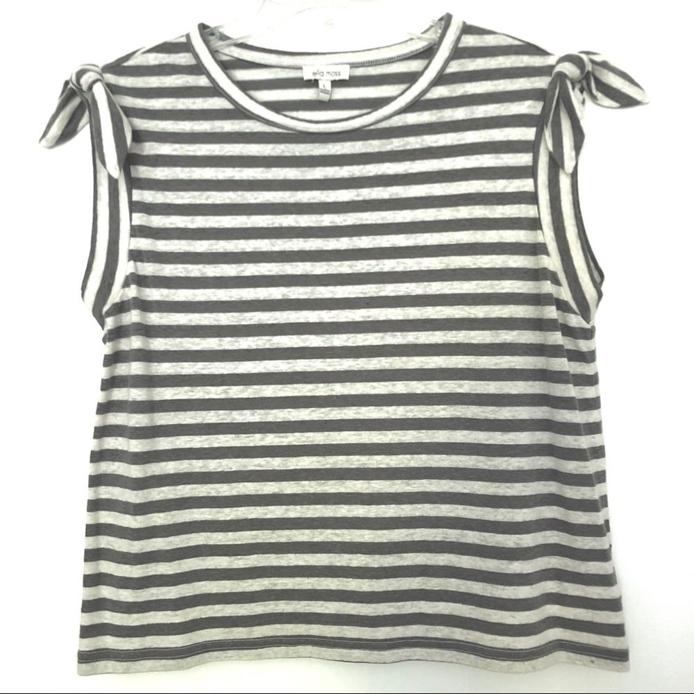 Ella Moss striped top size large
